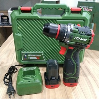 Máy khoan pin 18V Toyama không chổi than chính hãng giá tốt