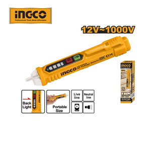 Bút dò điện bút thử điện đa năng có báo tín hiệu bằng âm thanh và đèn LED thông minh INGCO VD100026
