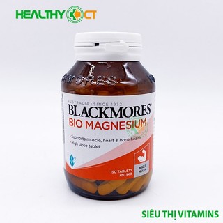 Viên uống bổ sung Magie Blackmores Bio Magnesium Ngừa Chuột Rút Lọ 150 Viên