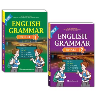 Sách - combo 2c English grammar for ket tập 1 và 2
