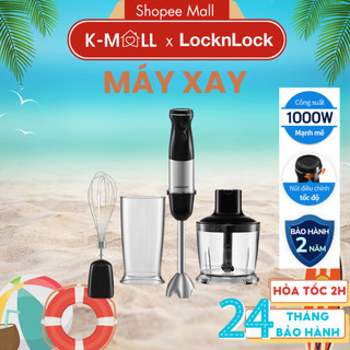 Máy xay cầm tay Lock&Lock Variable Speed Hand Blender EJM559BLK , dung tích 500ml 600ml - K-MALL