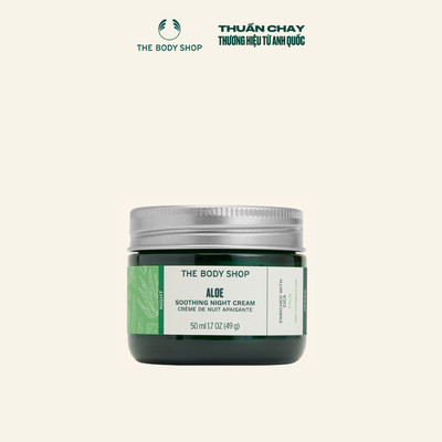 Kem Dưỡng Ẩm Ban Đêm Lô Hội Soothing Night Cream Aloe 50ML The Body Shop