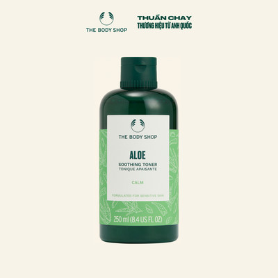 [HSD 3/2028] Nước Cân Bằng Da Lô Hội Aloe Calming Toner 250ml The Body Shop