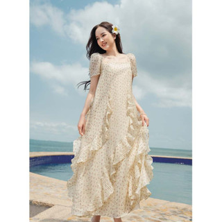 OLV - Đầm suông đi biển Kyrin Maxi Dress