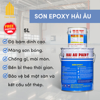 Sơn epoxy hải âu dung tích 1l và 5l đủ màu