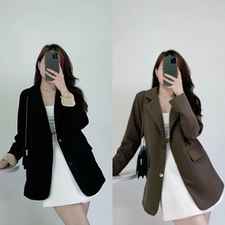 Blazer Bigsize nữ ,Áo khoác veét 1 lớp dáng dài , 60kg đến 95kg