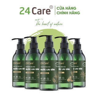 Nước lau sàn hữu cơ 24Care Sả Chanh 300ml/ 1000ML - 100% thảo mộc, an toàn da tay, đảm bảo sức khỏe cho bé và cả nhà