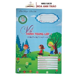 Sách - Vở Luyện Viết Trọn Bộ Hành Trang Vào Lớp 1 Có Quét Mã QR - 124 Trang