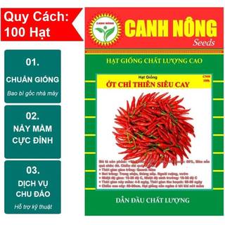 [BÁN SỈ] Hạt Giống Ớt Chỉ Thiên Siêu Cay Gói Hãng Canh Nông hơn 100 hạt