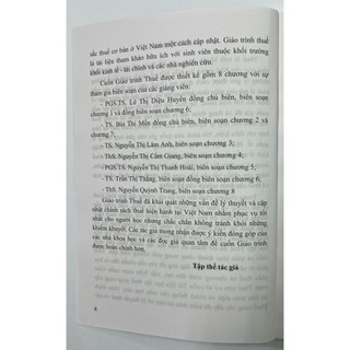 Sách - Giáo Trình Thuế