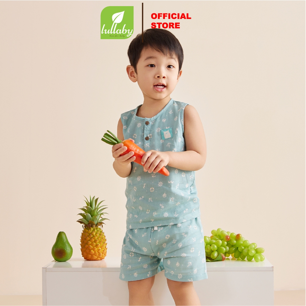 Lullaby - Bộ đồ bé trai sát nách NH938R