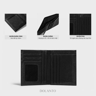Ví da DOLANTO BRAND® Basic Saffiano Wallet
