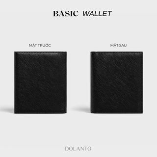 Ví da DOLANTO BRAND® Basic Saffiano Wallet