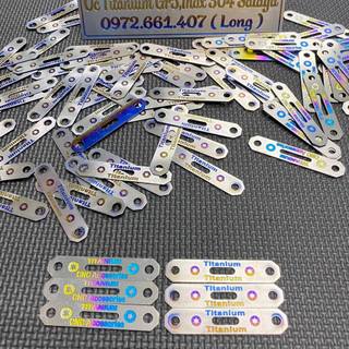 Pass kẹp dây dầu titan loại thằng tự điều chỉnh, bát titan kẹp dây dầu