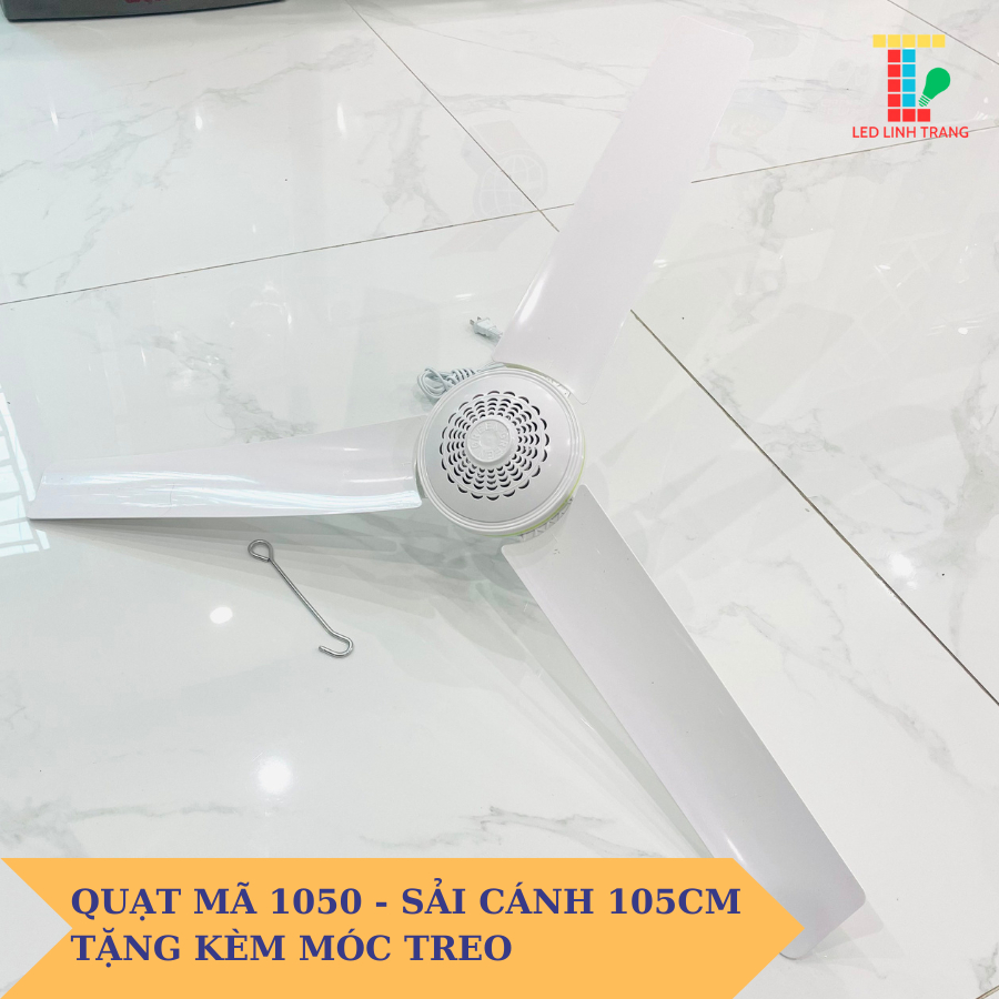 Quạt Trần Mini 1050 3 Cánh Sải Cánh 105CM