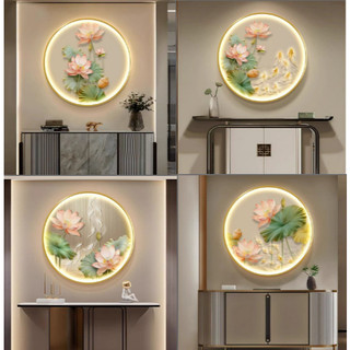 Tranh Treo Tường Đèn Led Tráng Gương Khung Nhôm Cao Cấp Trang trí Phòng Khách/ Phòng Ngủ/ Cửa hàng /Spa