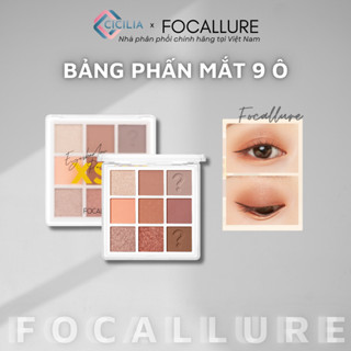 Bảng Phấn Mắt 9 Ô FOCALLURE Lên Màu Chuẩn Lâu Trôi Chống Nước FA-167