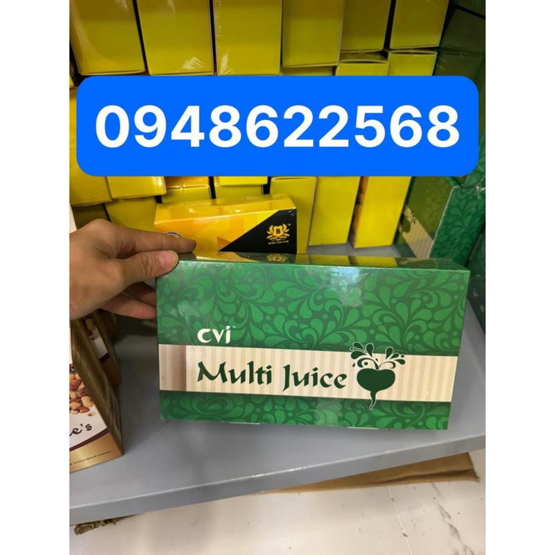 Multi juice Xanh xách tay nội địa Malaysia 1 hộp= 30 gói