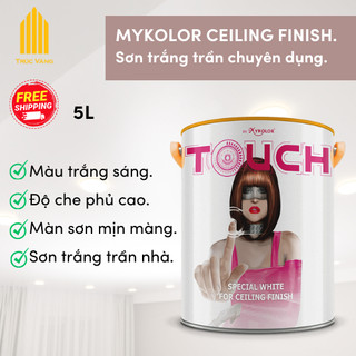 Sơn trắng trần nhà Mykolor Ceiling Special White - Dung tích: 5L.