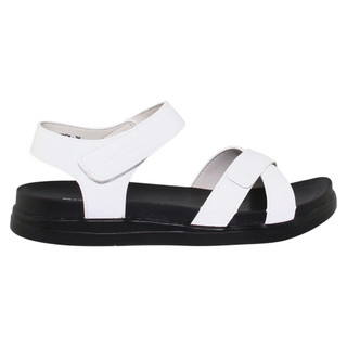 Sandal đế bằng nữ Bita's SHANA.05 (Trắng + Đen + Kem + Vàng bò)