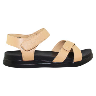Sandal đế bằng nữ Bita's SHANA.05 (Trắng + Đen + Kem + Vàng bò)
