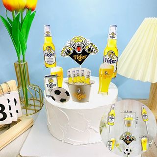 set cắm bánh kem [FREESHIP❤️] Set cắm giấy T-iger - dụng cụ trang trí bánh