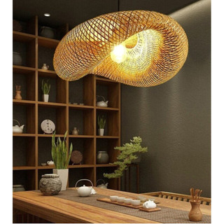 Đèn tre bóng mây- đèn trang trí thả trần