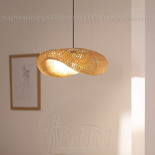 Đèn tre bóng mây- đèn trang trí thả trần