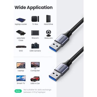 Cáp 2 hai đầu đực USB 3.0 ( 10371, 80790 , 80791 ) Ugreen
