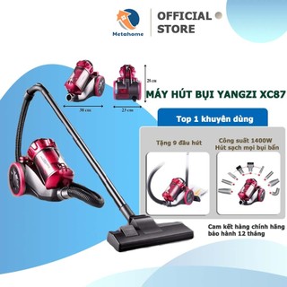 Máy hút bụi cầm tay YANGZI XC87 đa năng, Máy hút bụi gia đình công suất lớn 1400W, lực hút 17kPa