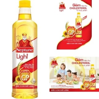 [ PHIÊN BẢN MỚII] Dầu ăn Neptune Light 1L..