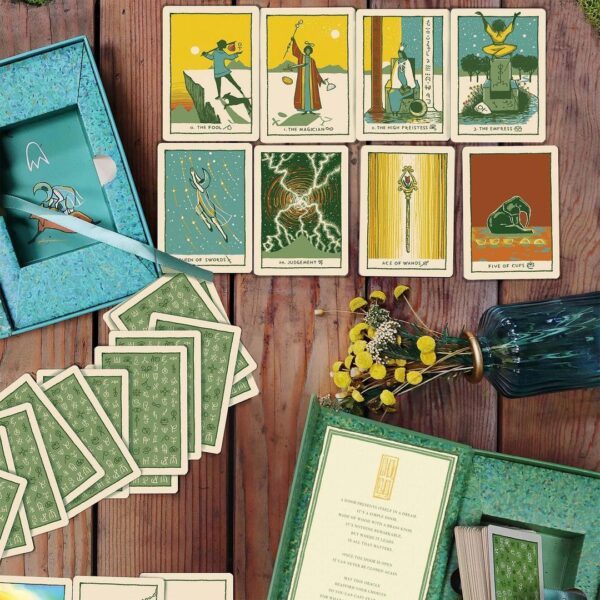 [ APUS TAROT SHOP ] Green Glyphs Tarot