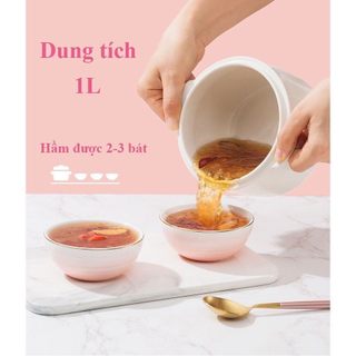 NỒI NẤU CHÁO CHẬM ĂN DẶM CHO BÉ(GIAO MÀU NGẪU NHIÊN)