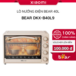 Lò nướng điện bear 40l dkx-b40l9 đa năng cao cấp- dùng cho gia đình, quán ăn, công suất 1650w, bảo hành 6 tháng - mi