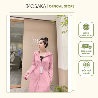 Áo chống nắng nữ toàn thân 2 lớp 3M Osaka AWM8 Chất kim cương mát mẻ dễ chịu chống tia UV, giá sale hấp dẫn, túi có khóa
