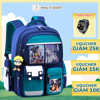  Balo chống gù Như Ý Kids Shop Naruto, cặp đi học trẻ em dễ thương, ba lô học sinh giảm gánh nặng