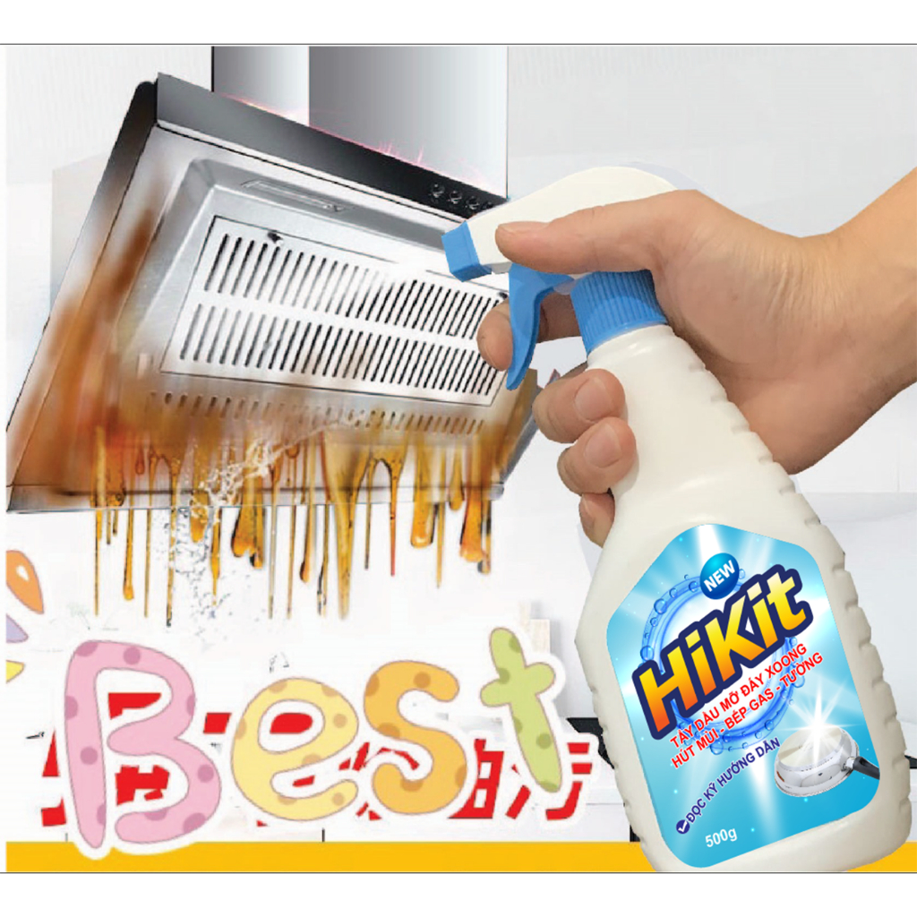 20 chai Tẩy dầu mỡ HiKit