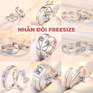 (GIÁ 1 ĐÔI) Nhẫn đôi freesize tự điều chỉnh Suli store