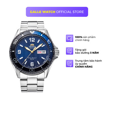 Đồng hồ cơ nam Orient Watch Sports Mako RA-AA0822L19B mặt kính Sapphire chống xước dây thép đeo tay cao cấp chính hãng