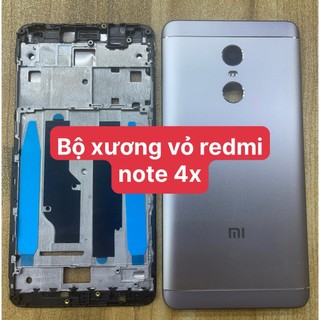 Bộ xương+vỏ zin mới xiaomi redmi note 4x kèm kính cam,phím bấm,lưng,sườn)
