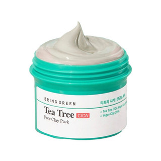 Mặt Nạ Đất Sét Bring Green TEA TREE CICA PORE Clay PACK 120g