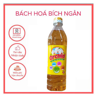 Dầu ăn thực vật orchid chai 880ml