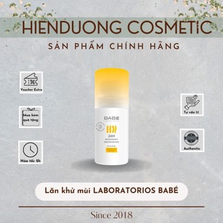 Lăn khử mùi và ngăn đổ mồ hôi Babe Deodorant 24H 50ml - Hàng công ty
