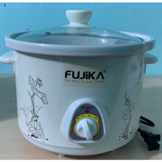 Nồi hầm cháo chậm cho bé, nồi kho cá FUJIKA FJ-KC2.5L dung tích 2.5 lít màu ngẫu nhiên