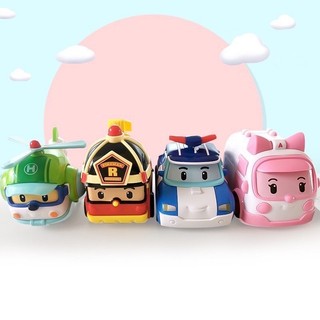 Set 4 xe ô tô đồ chơi Poli Robocar Hero- DCH868-15A