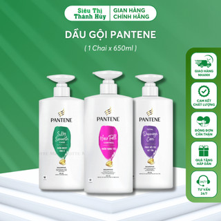 Dầu gội pantene 650ml ngăn rụng tóc / mượt mà óng ả/ phục hồi hư tổn/ giảm gàu/ dưỡng ẩm