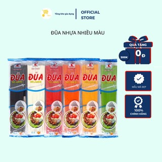 Đũa Nhựa Melamine Nhiều Màu, Đũa Nhựa Quán Ăn Mta-Mart Vệ Sinh, Nhựa An Toàn