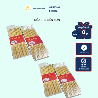 Đũa Gắp Thức Ăn, Đũa Ăn Cơm, Tiệc, Đũa Tre Liên Sơn Mta-Mart Mẫu Đẹp, Bền Chắc, An Toàn Khi Dùng