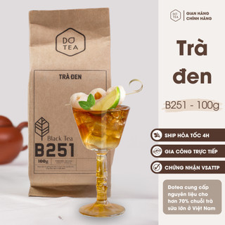 Trà đen Dotea B251 gói 100g vị ngọt trái chín hương thơm tự nhiên, nguyên liệu chuyên pha chế trà sữa và trà trái cây