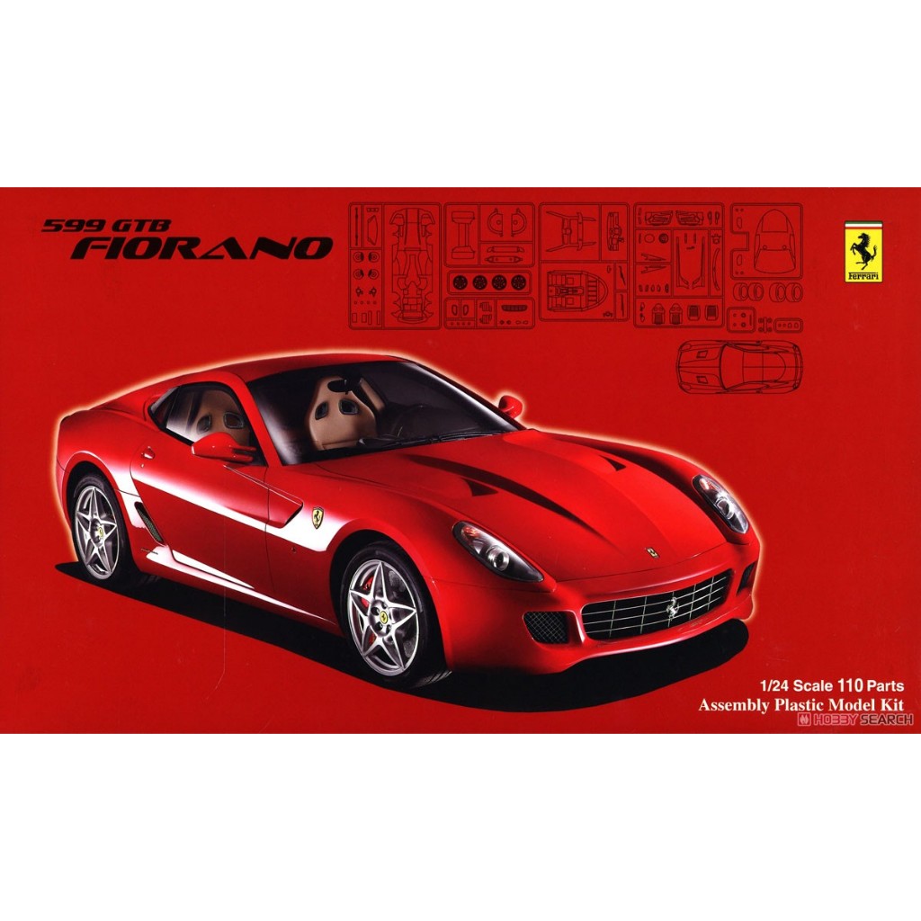 Ô TÔ - FUJIMI - 12277 - 1/24 MÔ HÌNH XE OTO FERRARI 599 GTB FIORANO